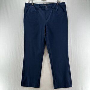 Banana Republic Pants Womens Size 10 Mid Rise Straight Ankle Chino Twill Blue